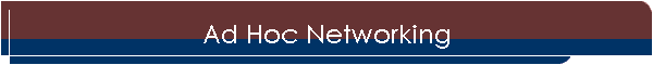 Ad Hoc Networking